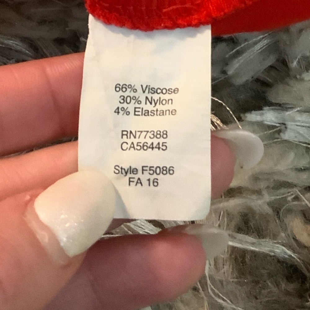 J.Crew Red Ponte Mini Dress Work Holiday Date Night XXS - Picture 13 of 13